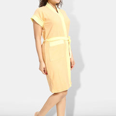 Be You Women Cotton Anti-bacterial Super Soft Bath Robe With Belt