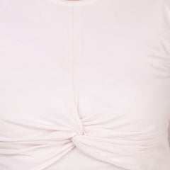 Be You Twisted Cotton Crop Top