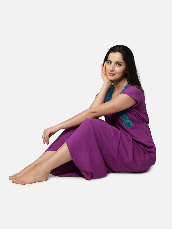 Be You Purple Maxi Nightdress