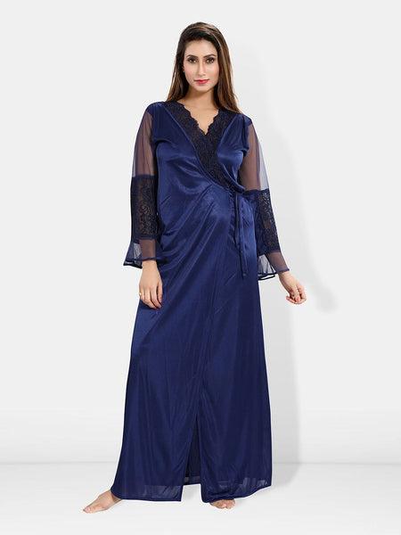 Be You Satin Maxi Nightdress with Robe