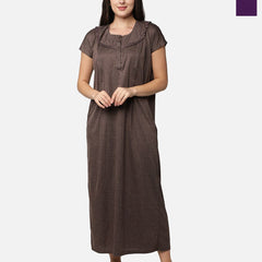 Be You Striped Maternity Maxi Nightdress