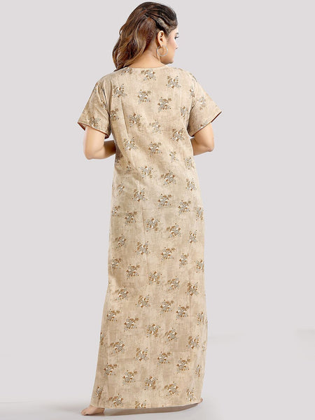 Be You Floral Printed Maxi Nightdress