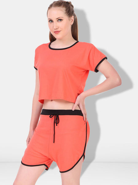 Be You Solid Cotton Blend Night suit
