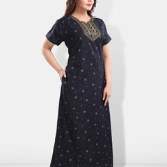 Be You Floral Printed Maxi Nightdress