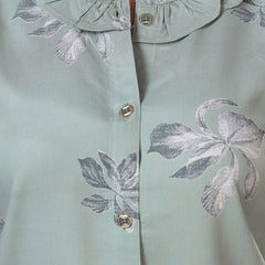Be You Floral Printed Shirt And Pyjama Night Suit