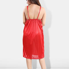 Be You V-Neck Satin Maxi Nightdress With Robe