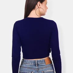 Be You Twisted Cotton Crop Top