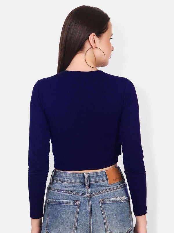 Be You Twisted Cotton Crop Top