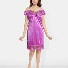 Be You Shoulder Straps Satin Nightdress & Robe