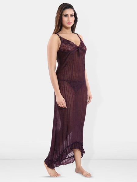 Be You Self Design Net Baby Doll With Brief