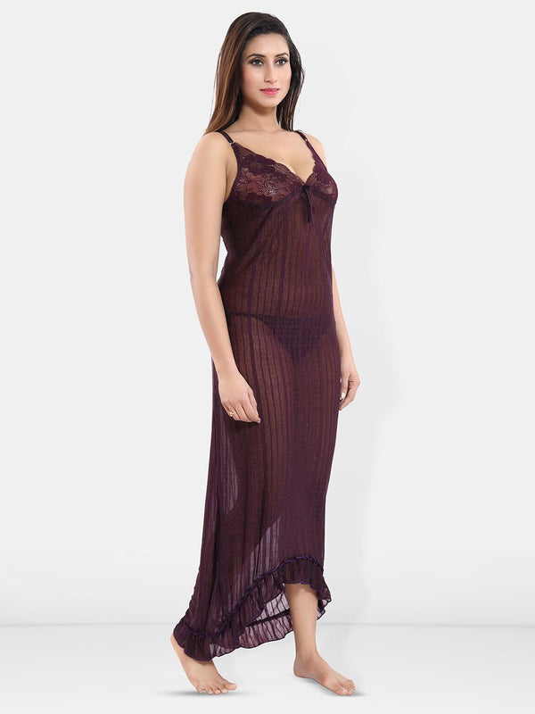 Be You Self Design Net Baby Doll With Brief