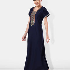Be You Embroidered Maxi Nightdress