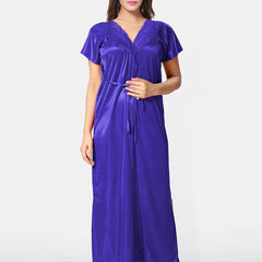 Be You Women Pack of 2 Nighty with Robe Nightdress