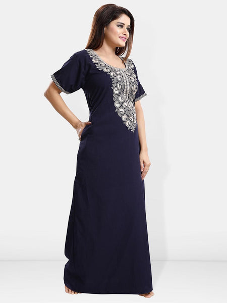 Be You Embroidered Maxi Nightdress