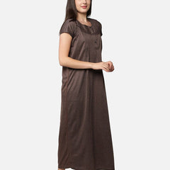 Be You Striped Maternity & Feeding Maxi Nightdress