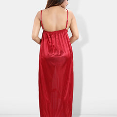 Be You 6 Pieces Satin Nightwear Set