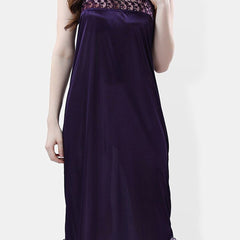 Be You Shoulder Straps Satin Maxi Nightdress