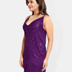 Be You Self Design Shoulder Straps Satin Baby Doll