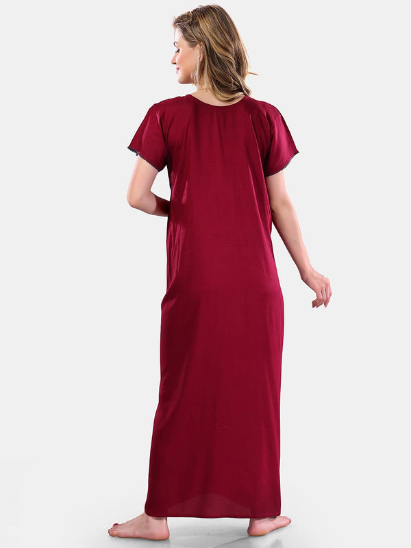 Be You Round Neck Maxi Nightdress