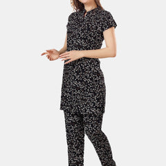 Be You Floral Printed Night Suit