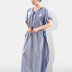 Be You V-Neck Satin Maxi Kaftan Nightdress