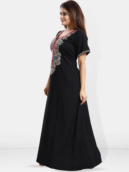 Be You Embroidered Maxi Nightdress