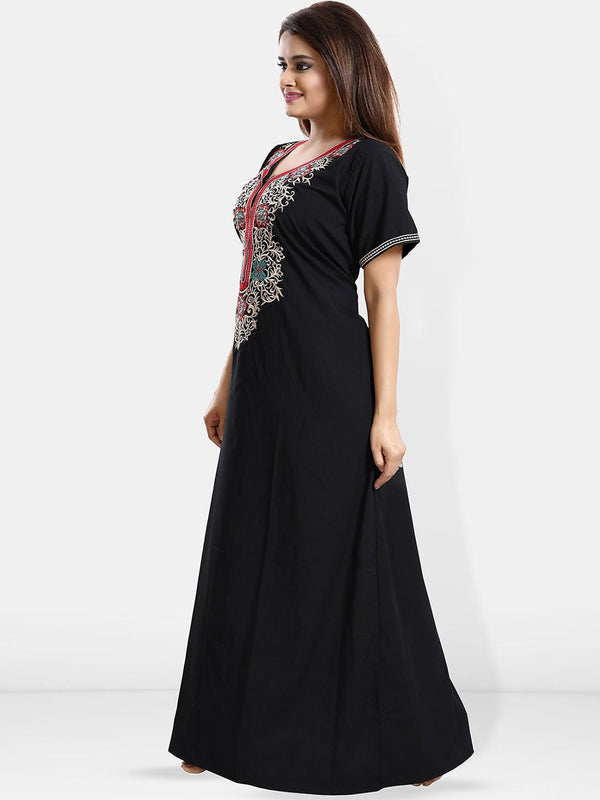 Be You Embroidered Maxi Nightdress