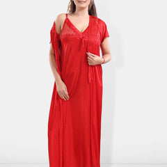 Be You Satin Maxi Nightdress With Robe