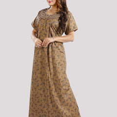 Be You Floral Printed Maxi Nightdress