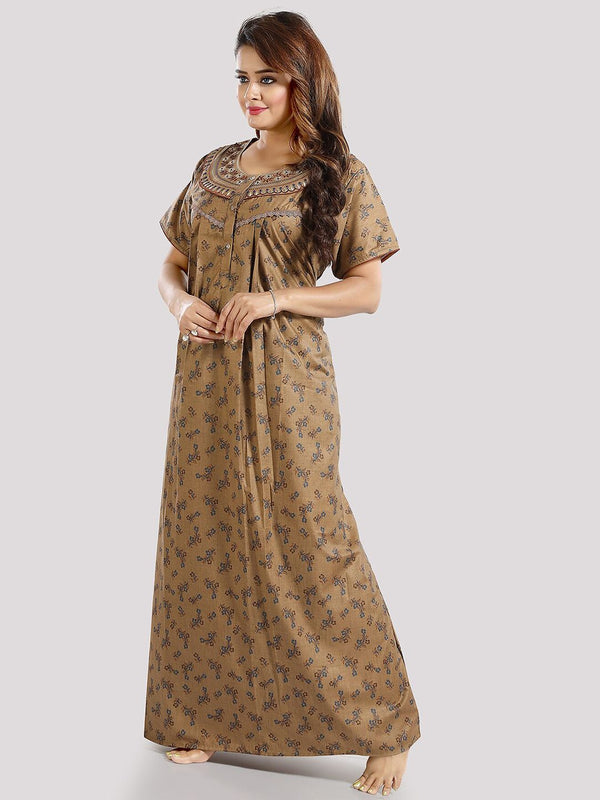 Be You Floral Printed Maxi Nightdress
