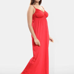 Be You Shoulder Straps Cotton Maxi Nightdress
