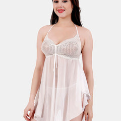 Be You Shoulder Straps Net Baby Doll