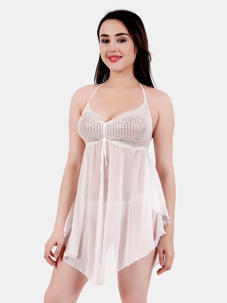 Be You Shoulder Straps Net Baby Doll