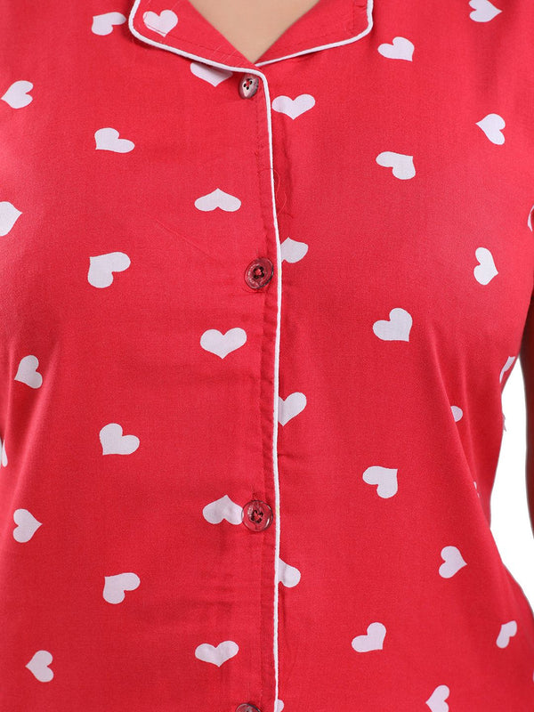 Be You Women Conversational Printed Night suit