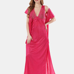 Be You Satin Maxi Nightdress With Robe