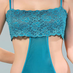 Be You Teal Net Baby Doll