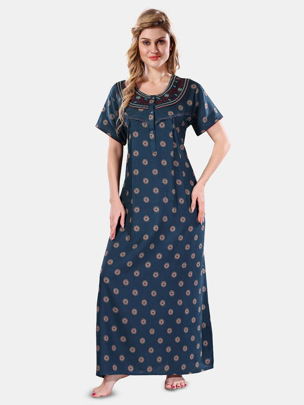 Be You Floral Printed Maxi Nightdress