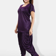 Be You Satin Top & Pyjamas Night suit