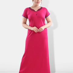 Be You Embroidered Detail Maxi Nightdress