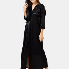Be You Self Design Nightdress With Robe