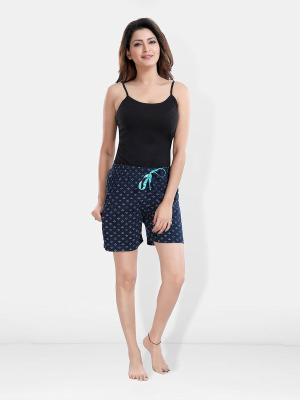 Be You Women Floral Printed Lounge Shorts