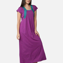 Be You Purple Maxi Nightdress