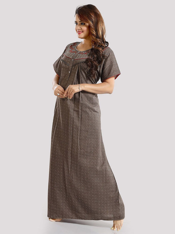 Be You Floral Printed Maxi Nightdress