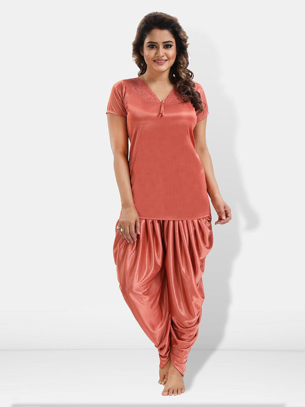 Be You 6 Piece Satin Maxi Nightdress