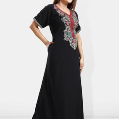 Be You Embroidered Maxi Nightdress