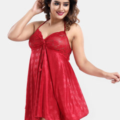 Be You Satin Wrap Nightdress With Robe