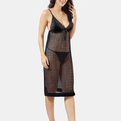 Be You Self Design Nightdress With Robe