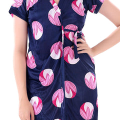 Be You Women Set of 3 Blue Printed Nightdress