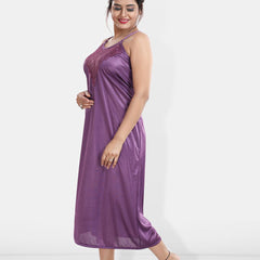 Be You Maxi Satin Wrap Nightdress With Robe