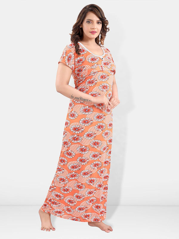 Be You Floral Printed Maternity Maxi Nightdress